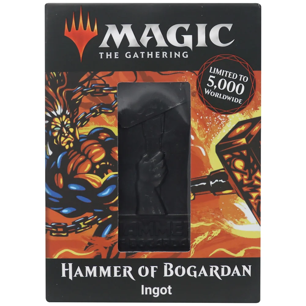 Fanattik Magic the Gathering Limited Edition Hammer of Borgardan Metal Ingot Afbeelding 1