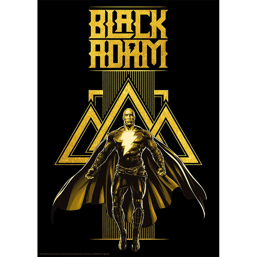 Fanattik Black Adam Limited Edition Art Print Afbeelding 1