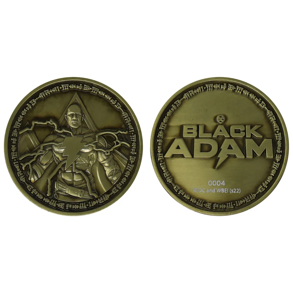 Fanattik Black Adam Limited Edition Collectible Coin Afbeelding 1