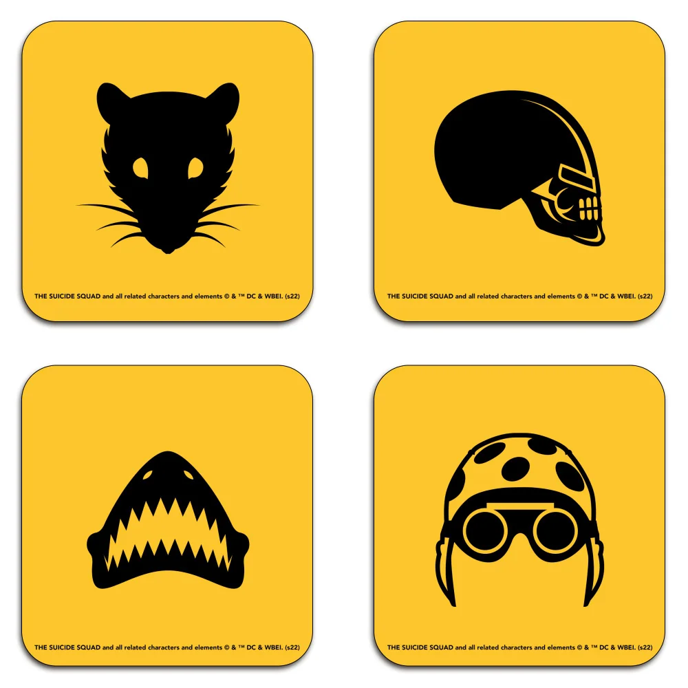 Suicide Squad Icons Coaster Set Afbeelding 1
