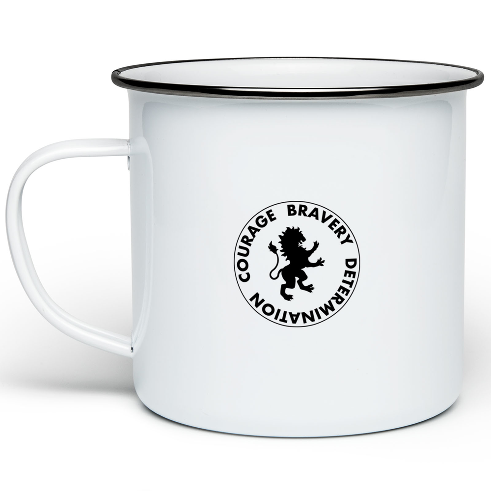 Harry Potter Gryffindor House Enamel Mug - White Afbeelding 1