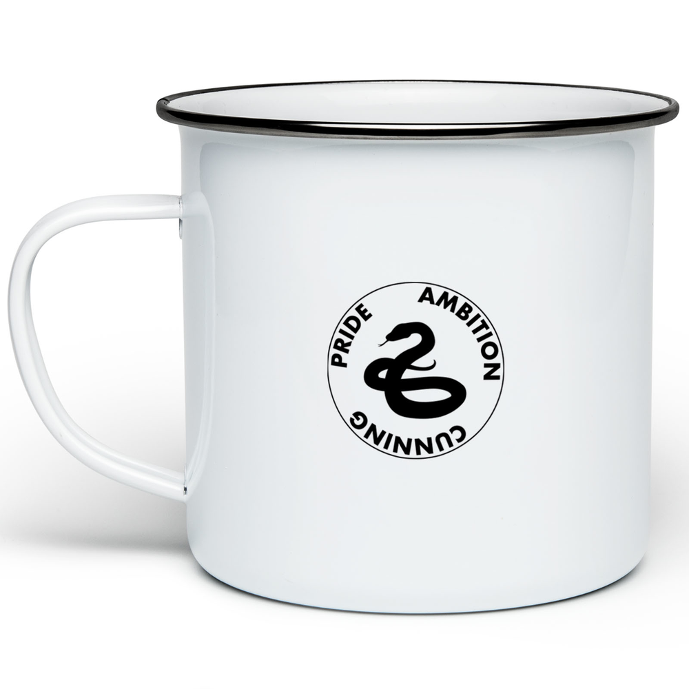 Harry Potter Slytherin House Enamel Mug - White Afbeelding 1