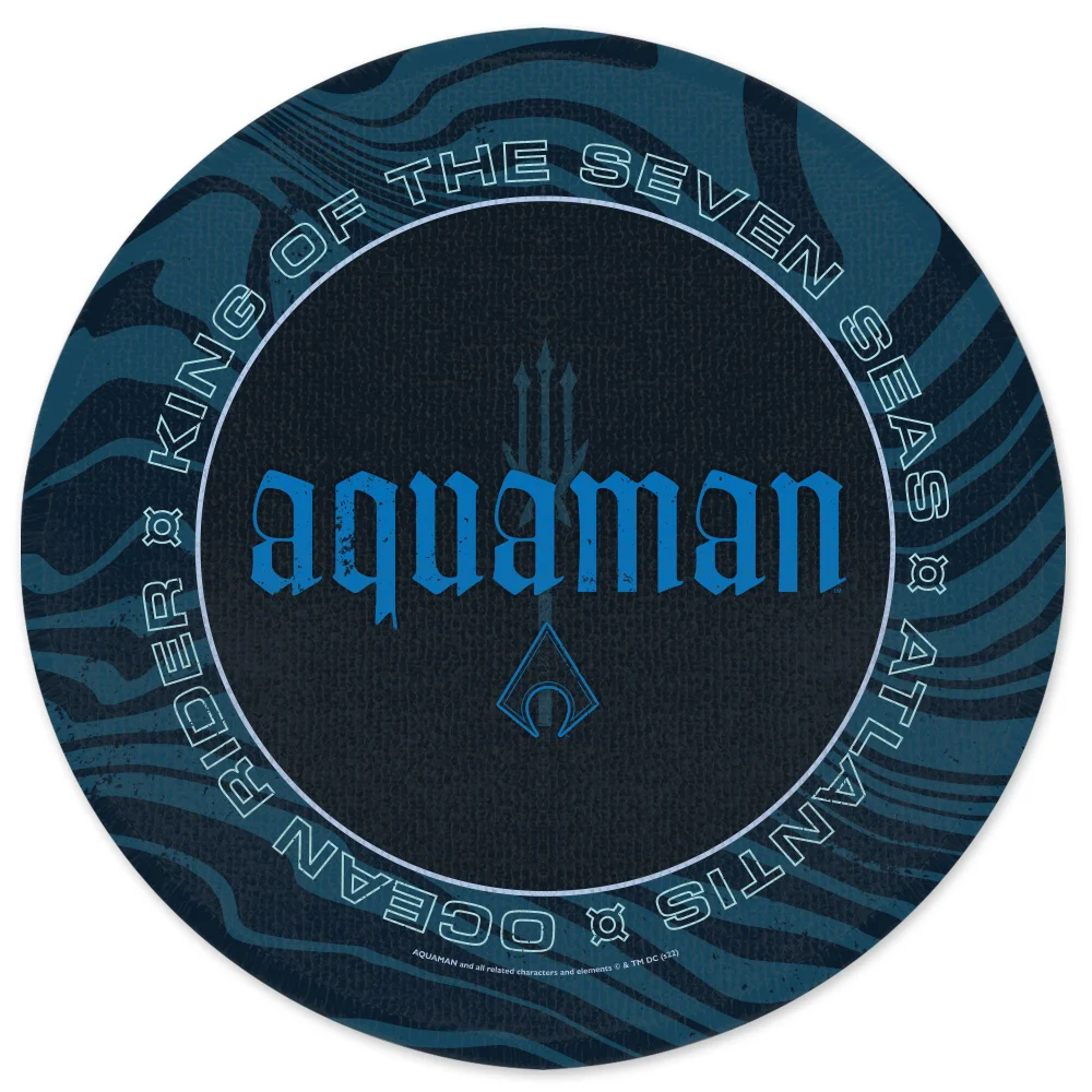 Aquaman Ocean Raider Round Bath Mat Afbeelding 1
