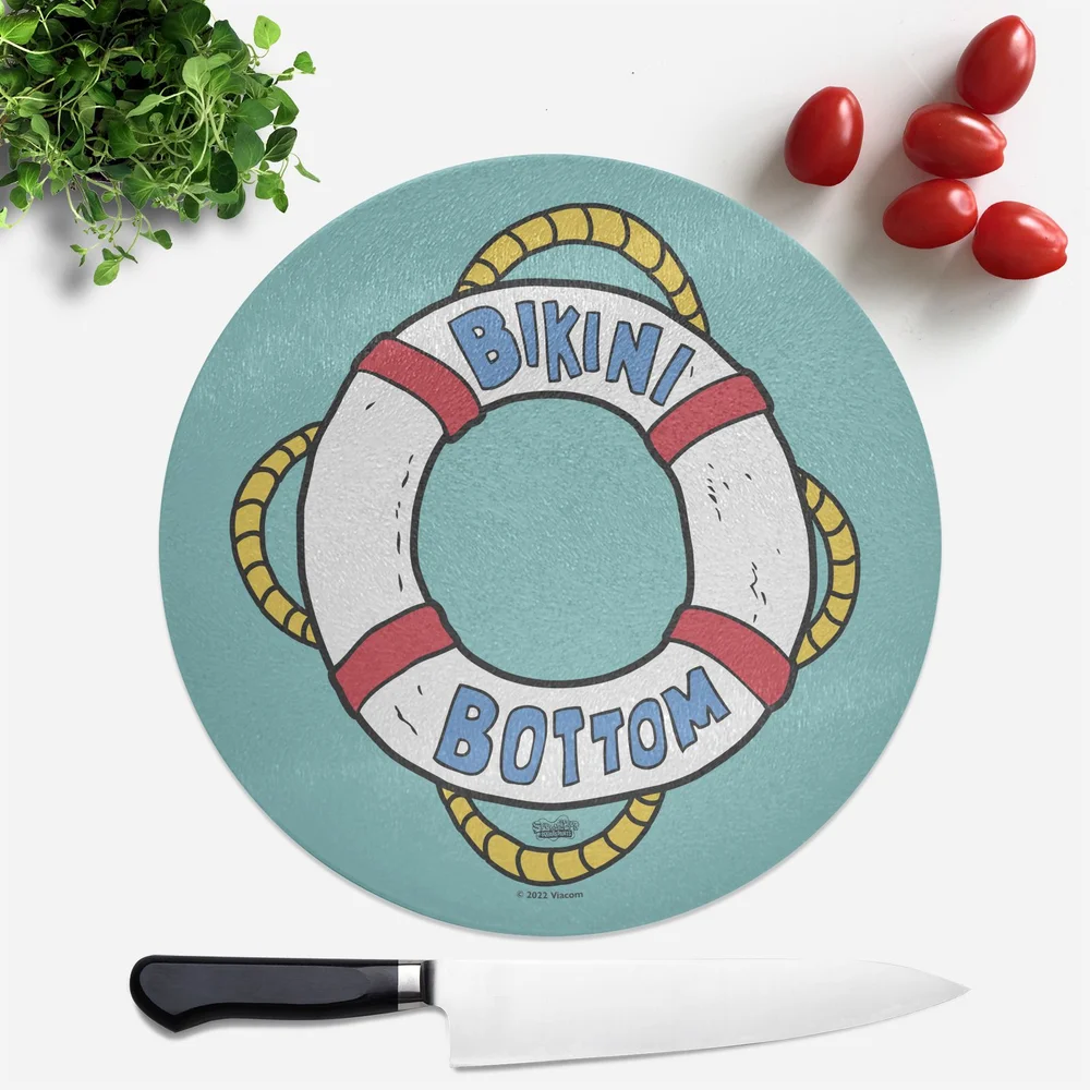 Spongebob Squarepants Bikini Bottom Round Chopping Board Afbeelding 1