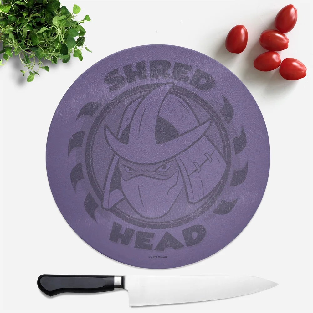 Teenage Mutant Ninja Turtles Shred Head Round Chopping Board Afbeelding 1