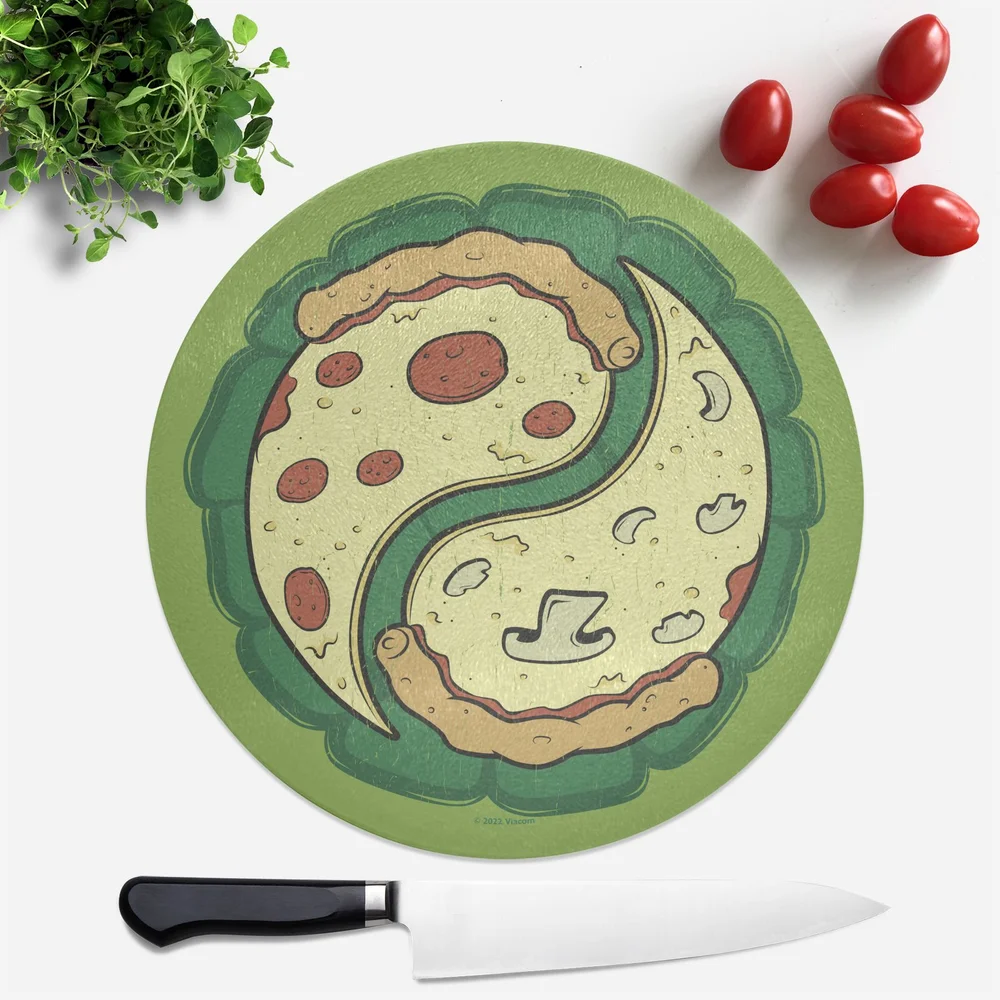 Teenage Mutant Ninja Turtles The World's Most Fearsome Fighting Team Round Chopping Board Afbeelding 1