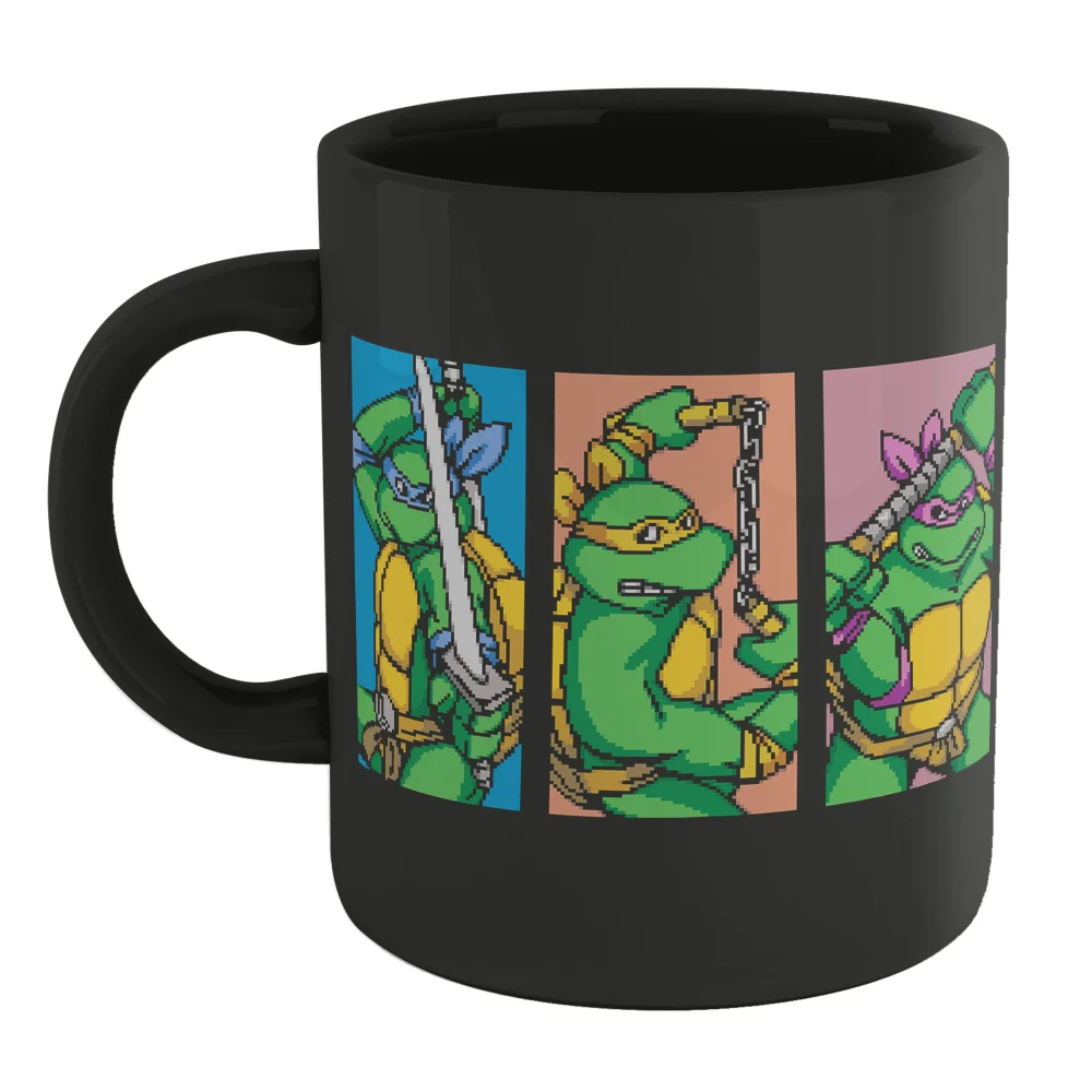 Teenage Mutant Ninja Turtles TMNT Characters Mug - Black Afbeelding 1