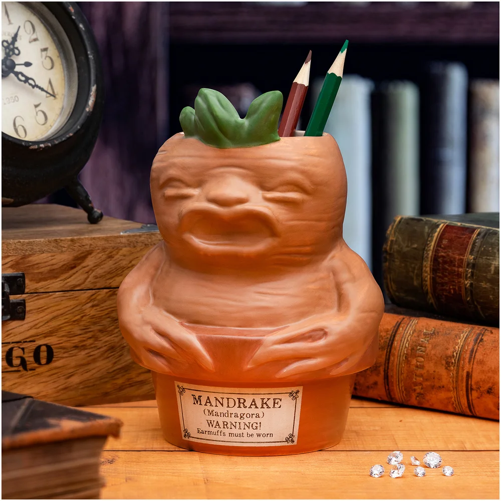 Harry Potter Mandrake Root Pen / Plant Pot Afbeelding 1