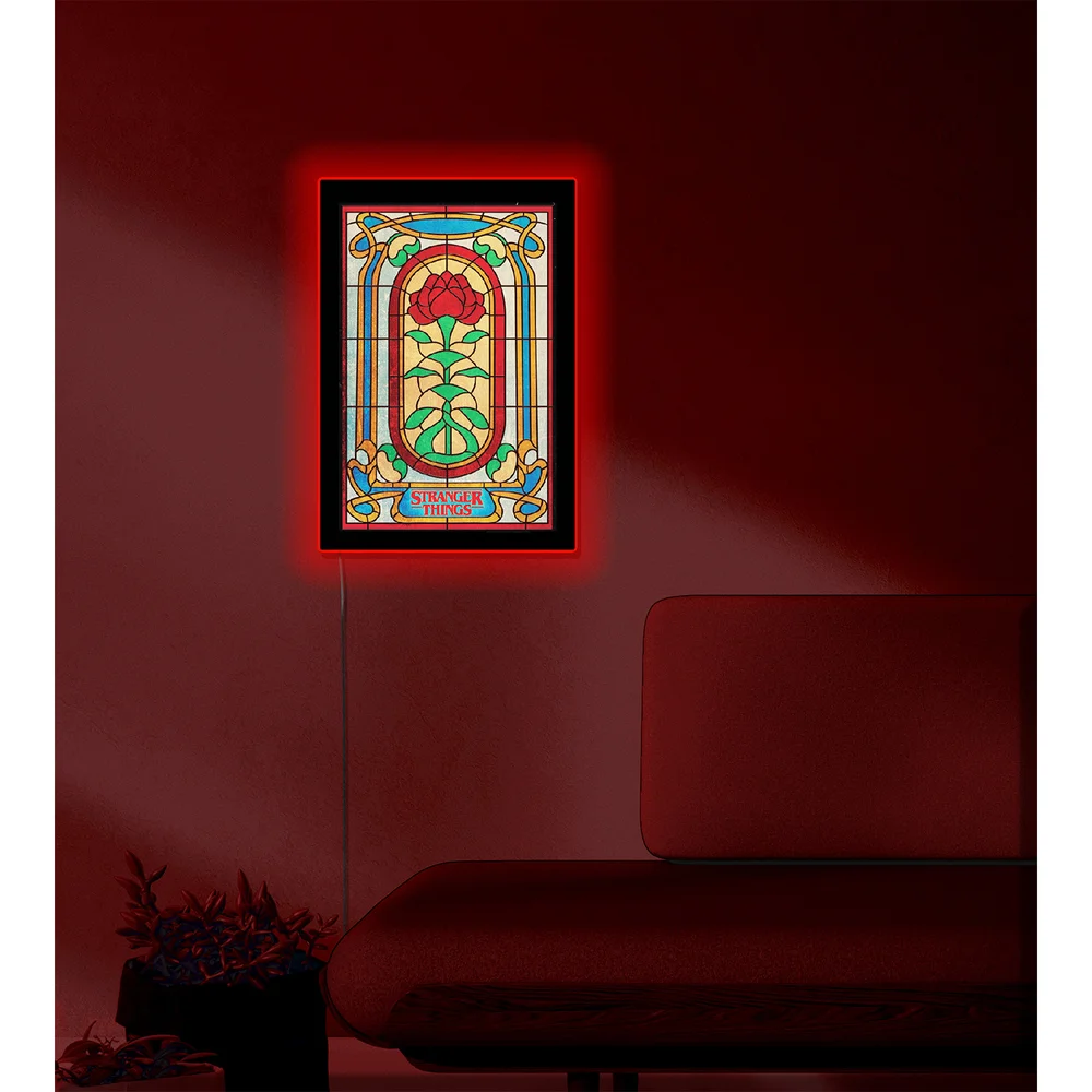 DUST! Stranger Things Season 4 - Creel House Window Backlit Poster - Zavvi Exclusive Afbeelding 1