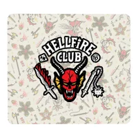 Stranger Things Hellfire Club Icons Gaming Mouse Mat
