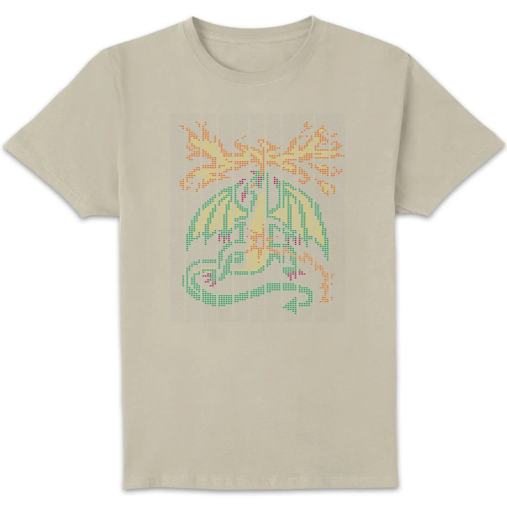 Stranger Things Scantron Dragon T-Shirt - Crème - L Afbeelding 1