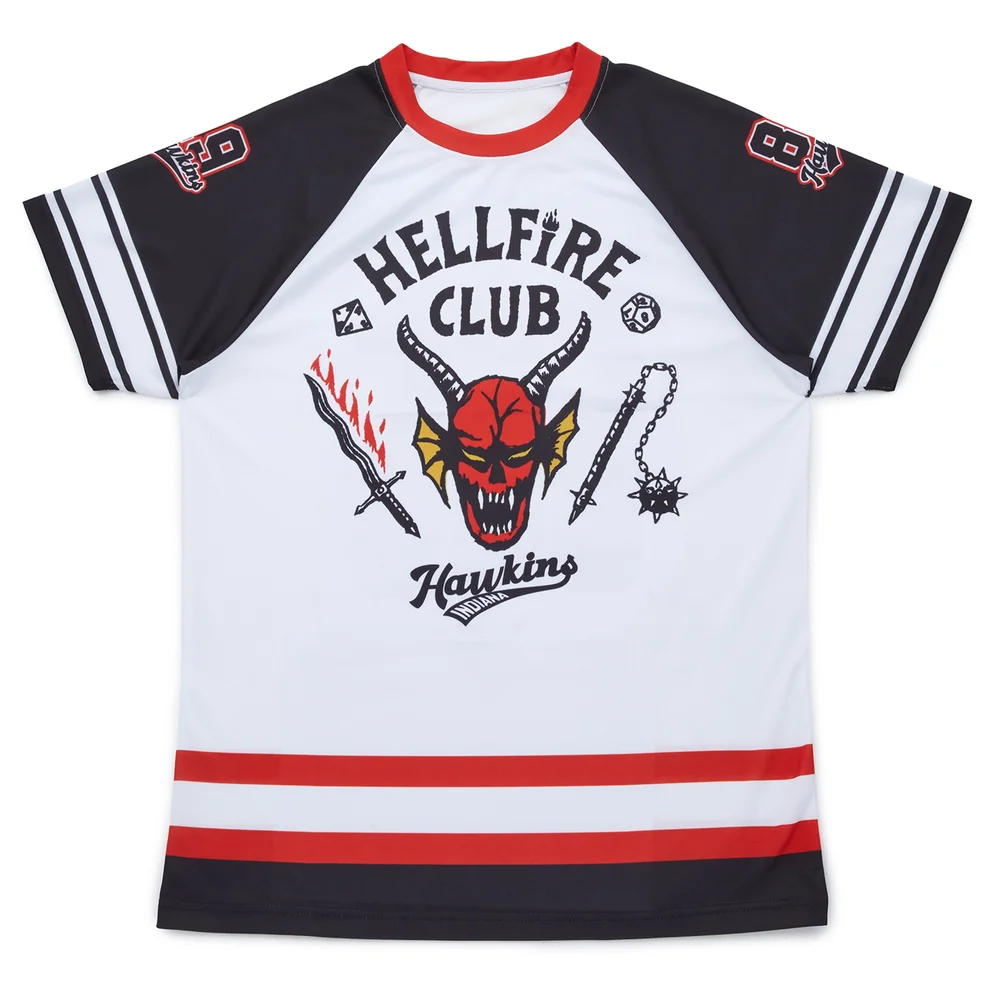 Stranger Things Hellfire Club Team Jersey - XS Afbeelding 1
