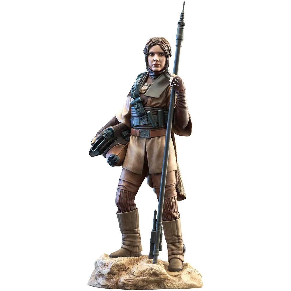 Gentle Giant Star Wars Premier Collection Leia in Boushh Disguise Statue Afbeelding 1