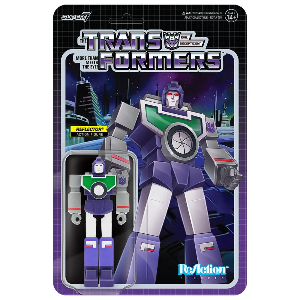 Super7 Transformers Reaction Figure - Reflector Afbeelding 1