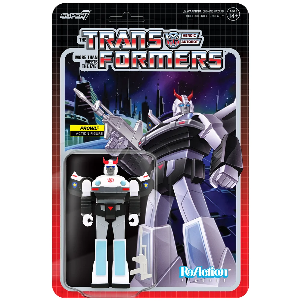 Super7 Transformers Reaction Figure - Prowl Afbeelding 1
