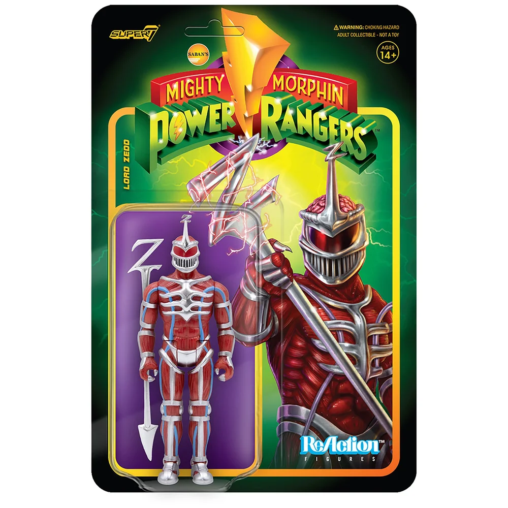Super7 Mighty Morphin' Power Rangers Reaction Figure - Lord Zedd Afbeelding 1
