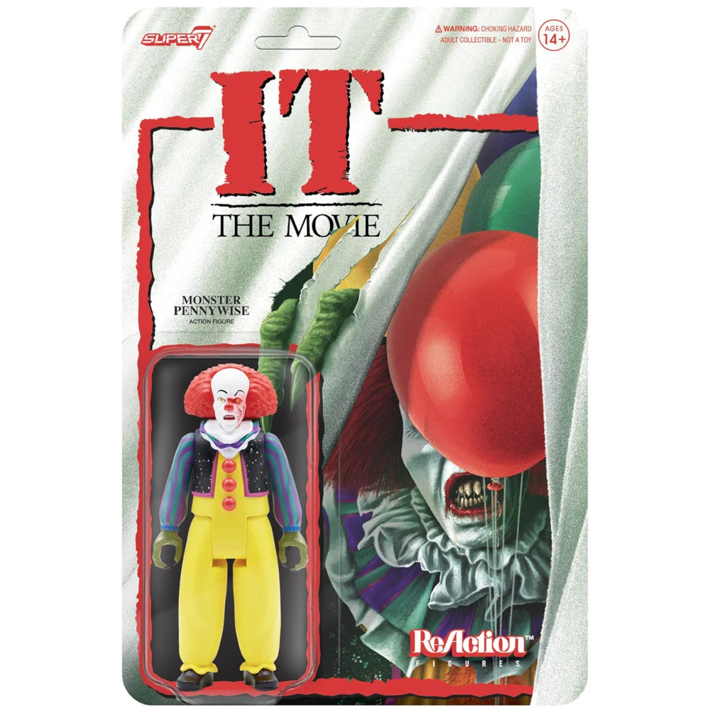 Super7 It Reaction Figure - Pennywise (Monster) Afbeelding 1