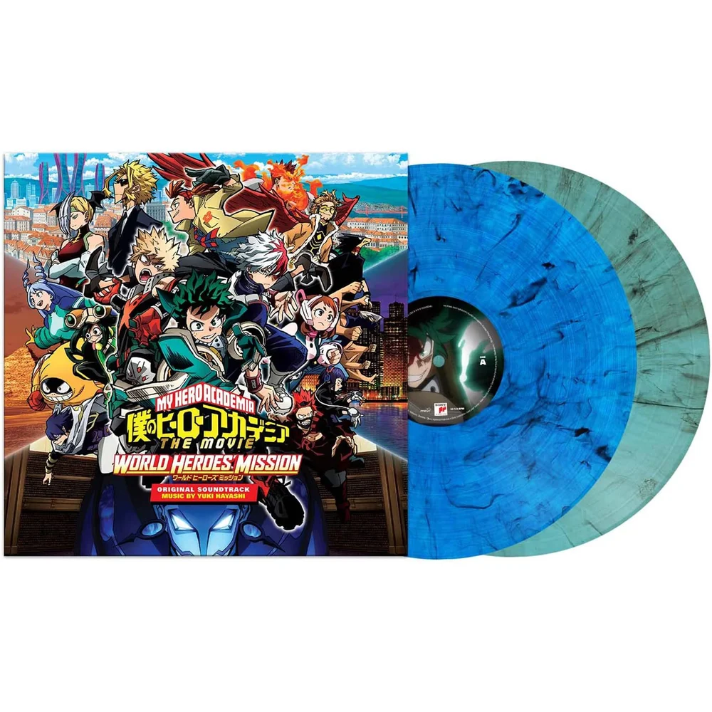 My Hero Academia: World Heroes' Mission 2LP Colour Vinyl Afbeelding 1