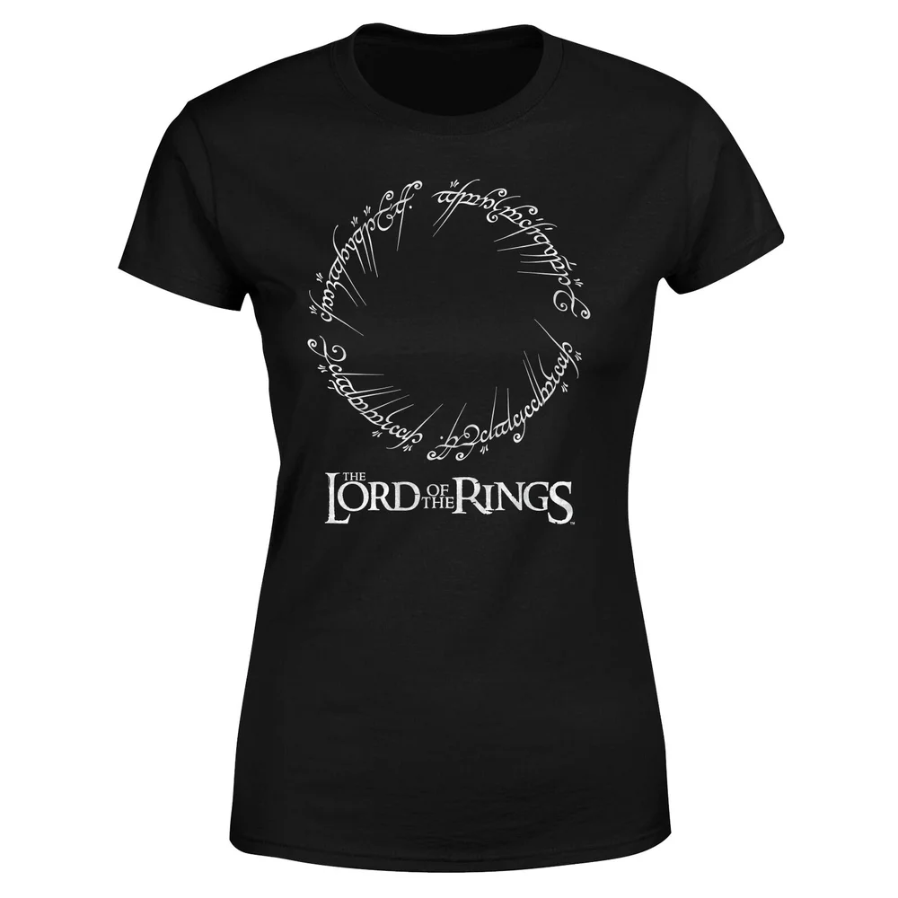 Lord Of The Rings Crest Women's T-Shirt - Black - XS Afbeelding 1