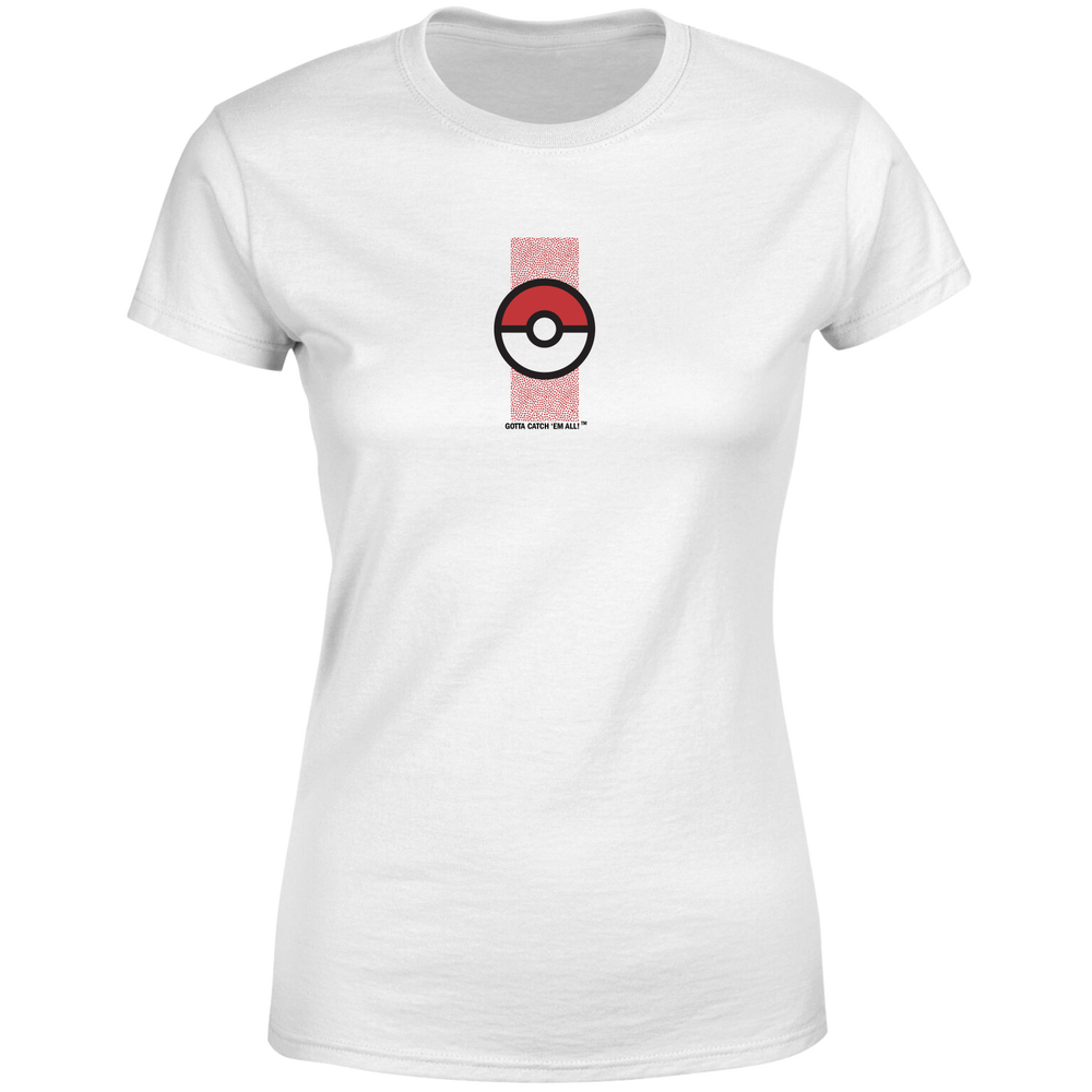 Pokémon Pokeball Women's T-Shirt - White - XS Afbeelding 1