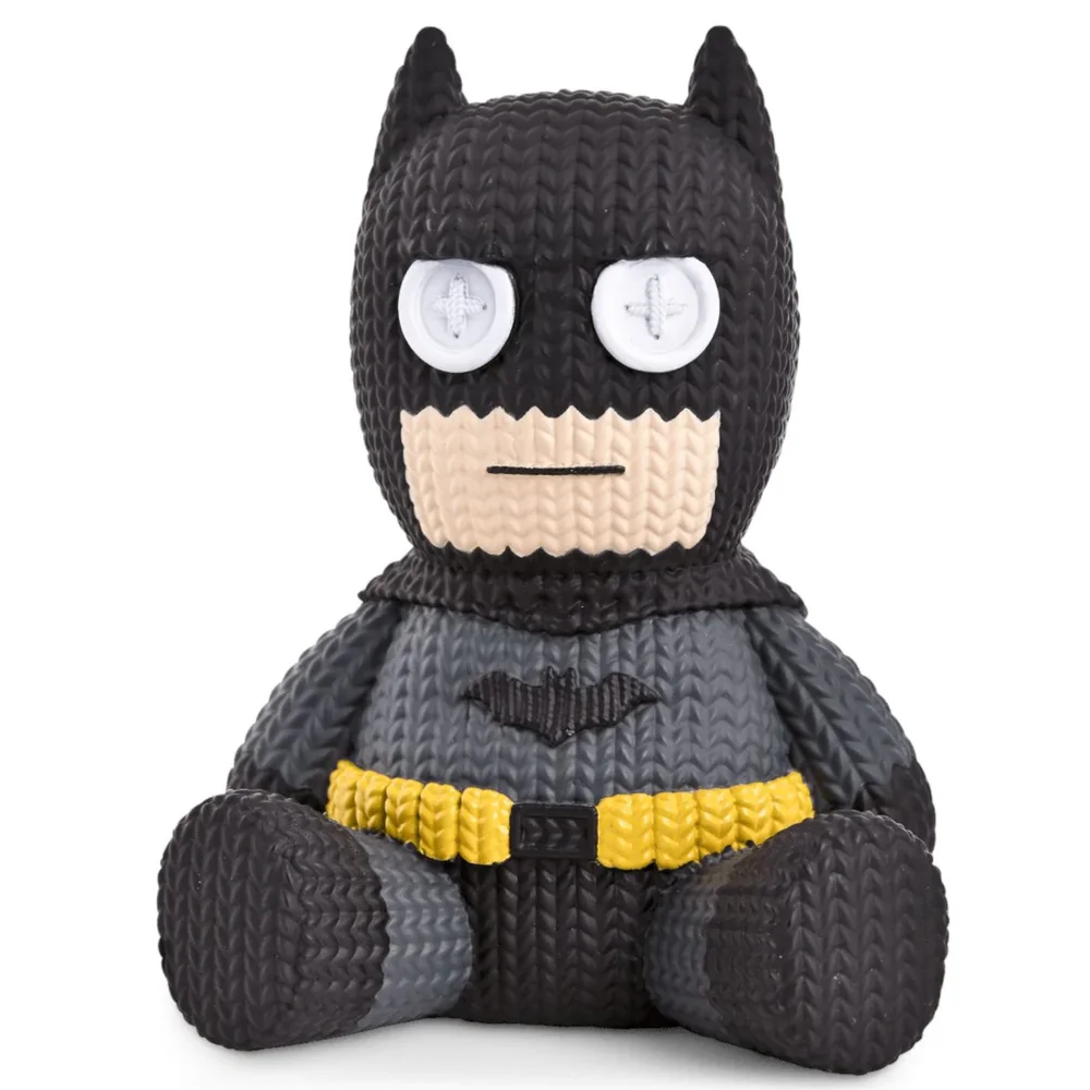 Handmade by Robots DC Comics Batman Black Suit Variant Vinyl Figure Knit Series 076 Afbeelding 1