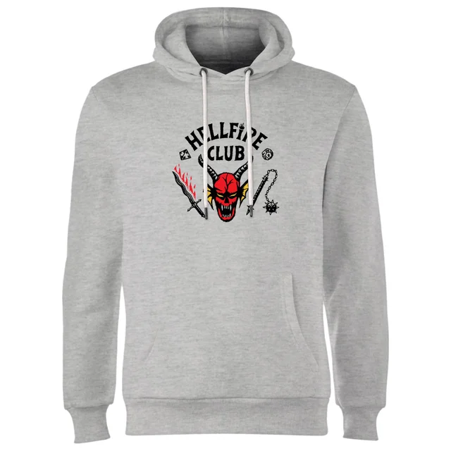 Stranger Things Hellfire Club Hoodie - Grijs