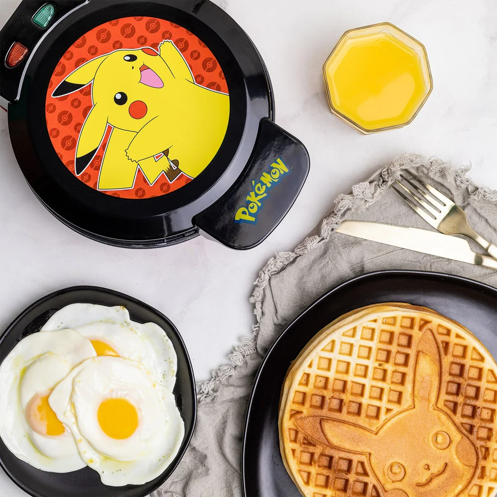 Pokémon Pikachu Waffle Maker - UK Plug Afbeelding 1