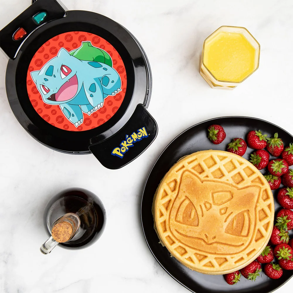 Pokémon Bulbasaur Waffle Maker - UK Plug Afbeelding 1