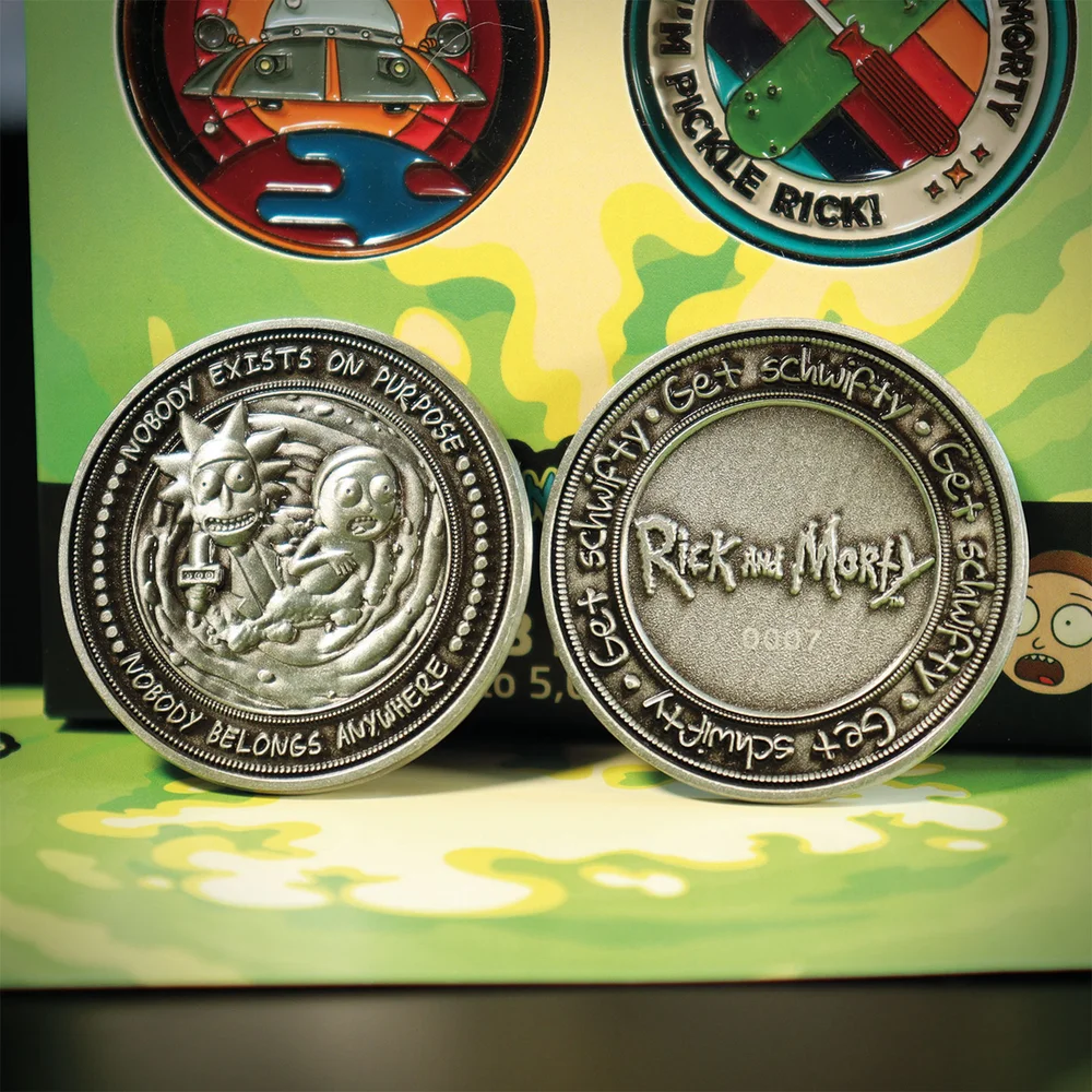 Dust! Ricky & Morty Limited Edition Collectible Coin Afbeelding 1