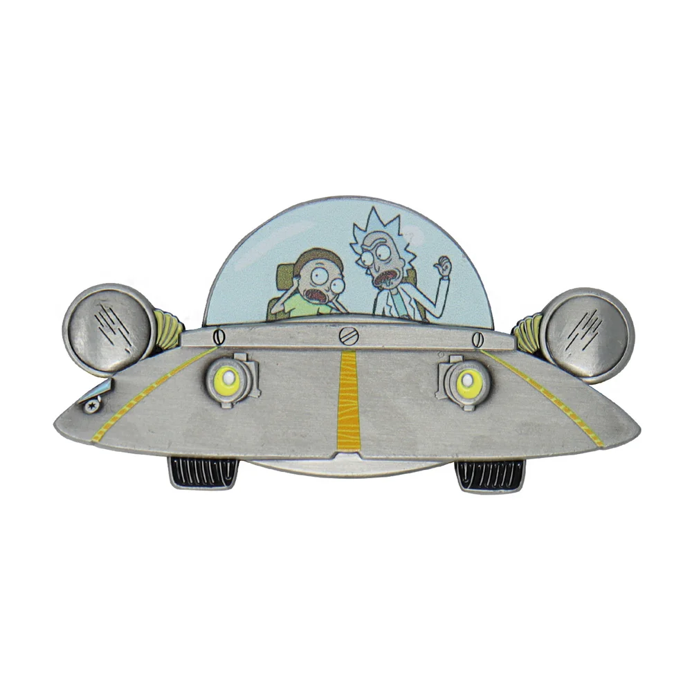 DUST! Rick and Morty Limited Edition Space Ship Medallion Afbeelding 1