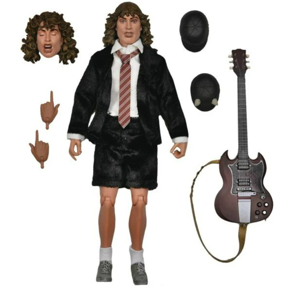 NECA AC/DC Angus Young Highway to Hell 8 Inch Clothed Action Figure Afbeelding 1