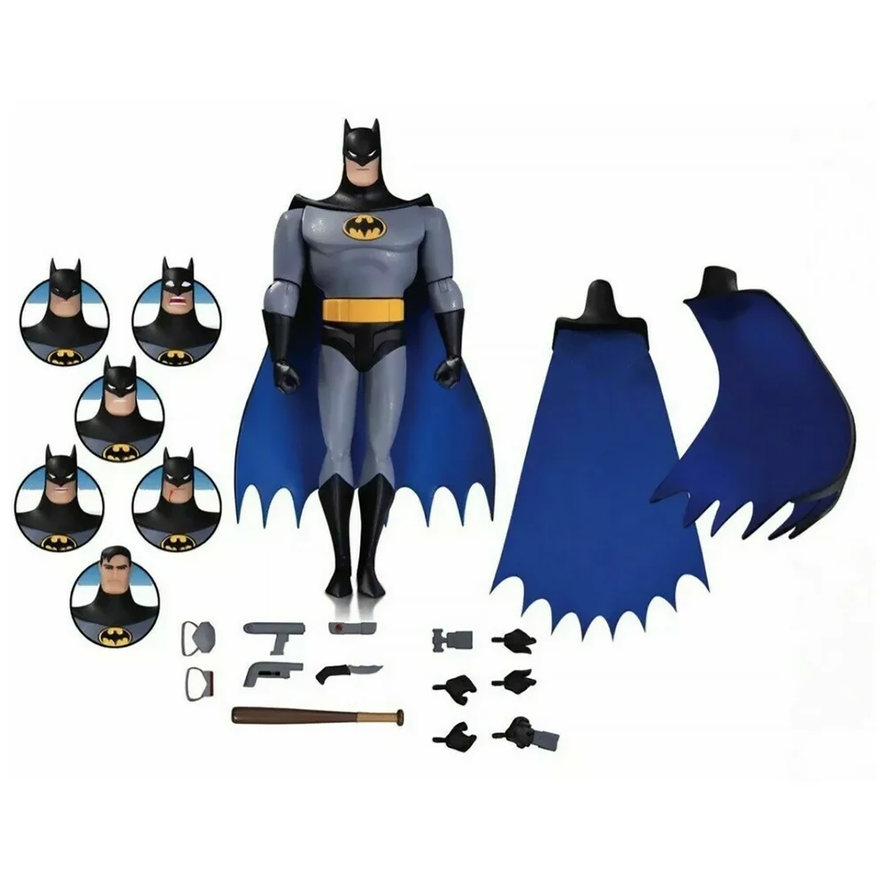 Batman Animated - DC 6 Inch Action Figure: Batman Expressions Pack (The Animated Series Version) Afbeelding 1