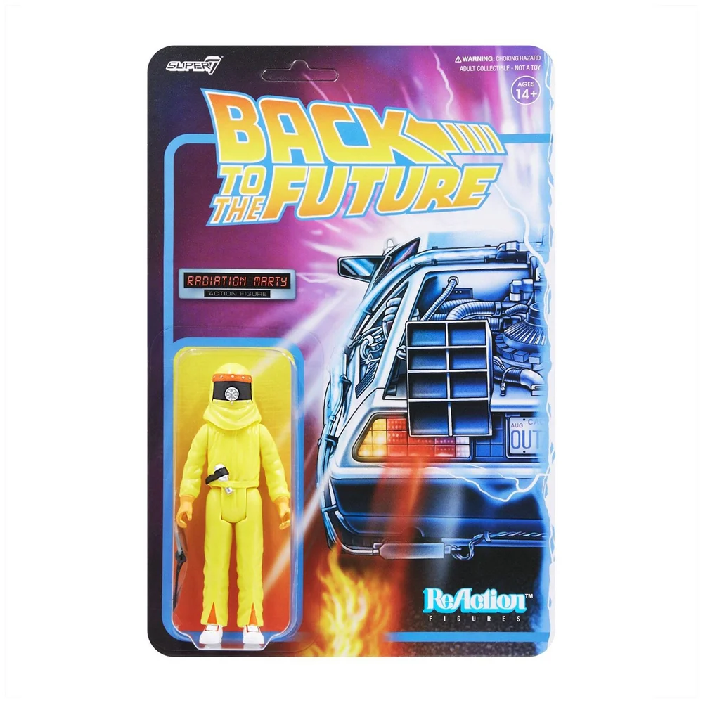 ReAction - 3.75 Inch Action Figure: Back to the Future / Series 2 - Marty McFly (Radiation Suit Version) Afbeelding 1