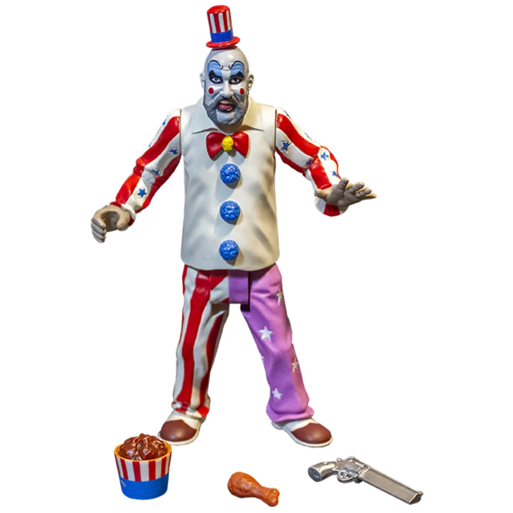 Trick or Treat Studios House of 1000 Corpses Captain Spaulding 5" Action Figure Afbeelding 1