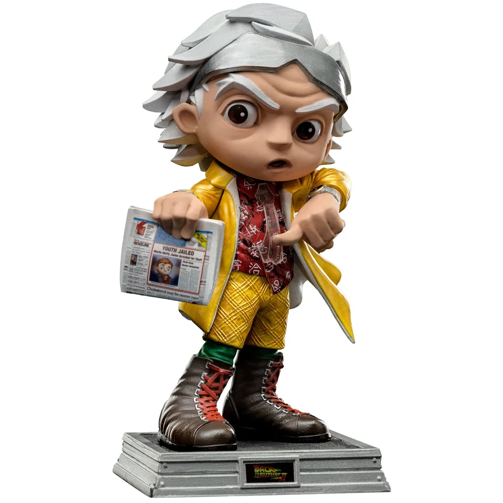 Iron Studios Back to the Future II Mini Co. PVC Figure Doc Brown 15cm Afbeelding 1