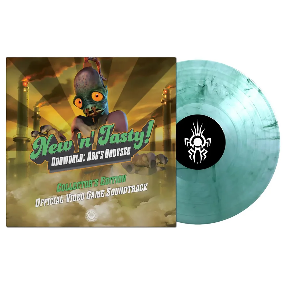 Black Screen Records - Oddworld: New 'n' Tasty (Original Soundtrack) LP Clear/Green Marble Vinyl Afbeelding 1