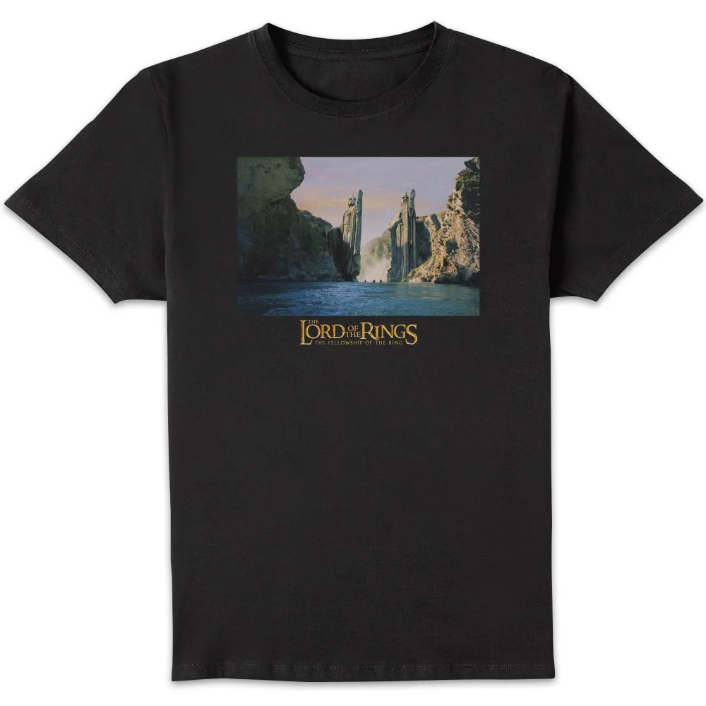 Lord Of The Rings Argonath Men's T-Shirt - Black - S Afbeelding 1