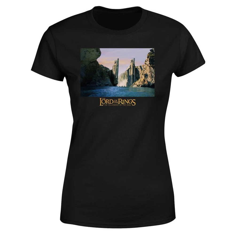 Lord Of The Rings Argonath Women's T-Shirt - Black - XS Afbeelding 1