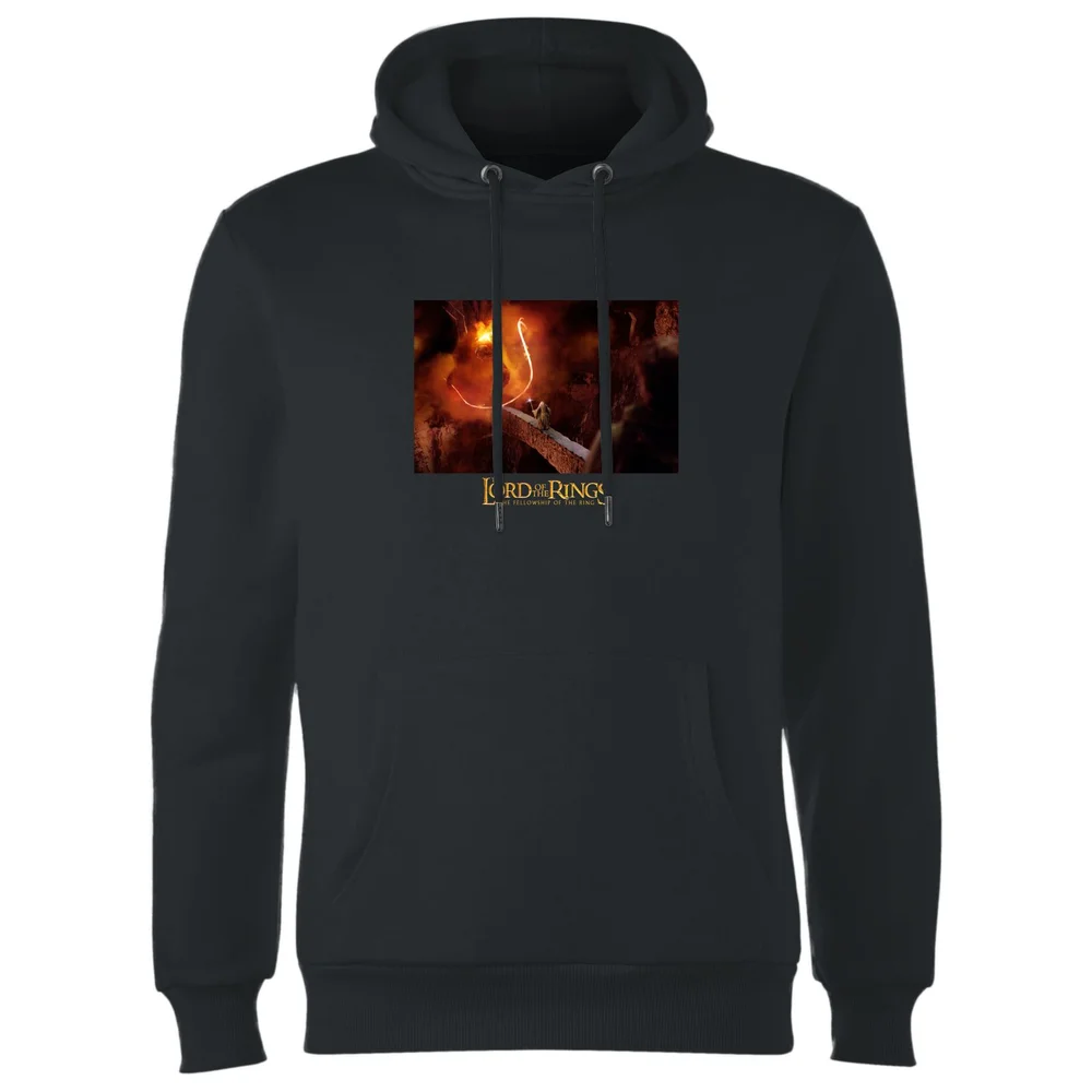 Lord Of The Rings You Shall Not Pass Hoodie - Black - S Afbeelding 1