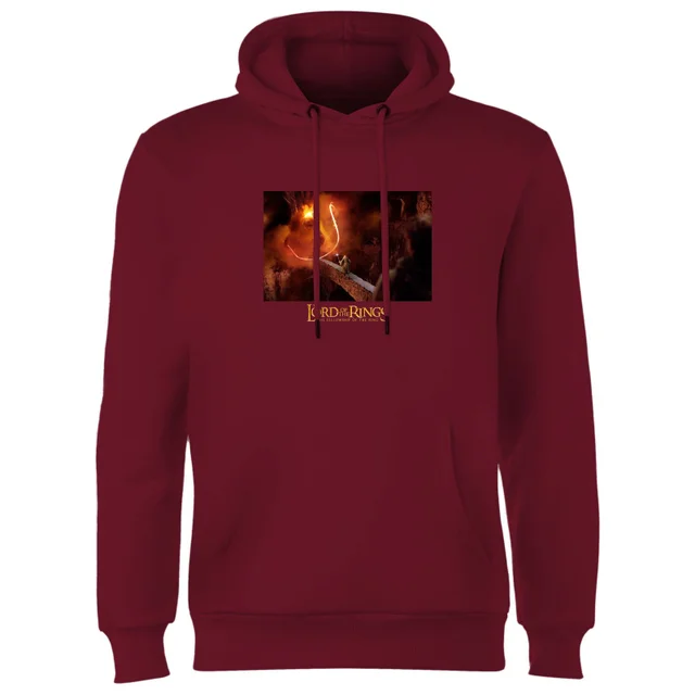 Lord Of The Rings You Shall Not Pass Hoodie - Burgundy
