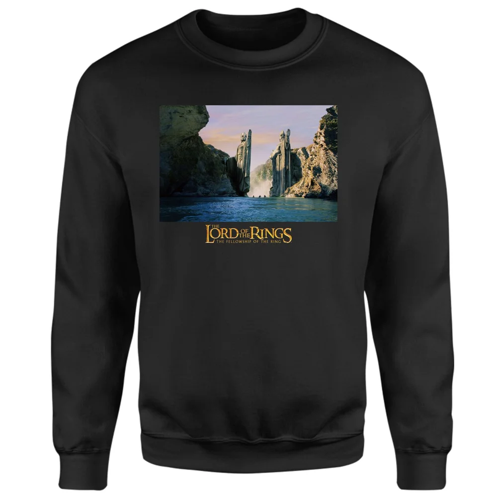 Lord Of The Rings Argonath Sweatshirt - Black - S Afbeelding 1
