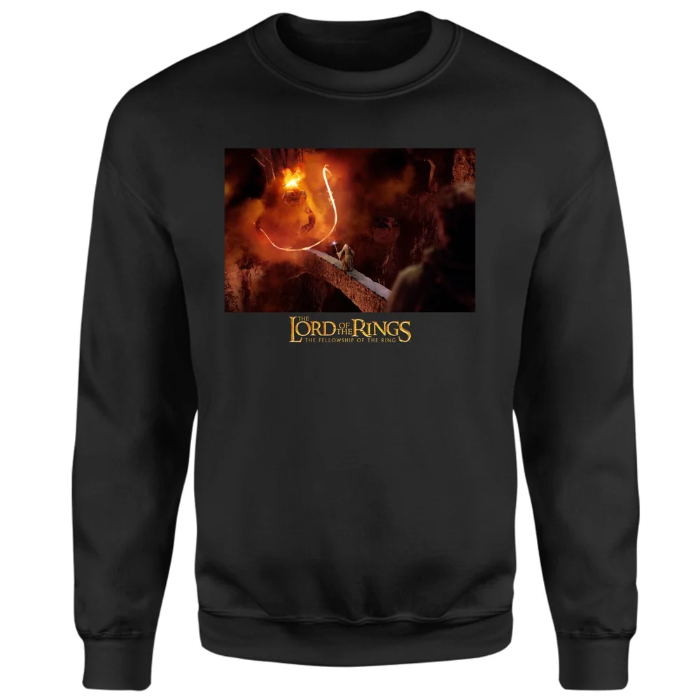 Lord Of The Rings You Shall Not Pass Sweatshirt - Black - S Afbeelding 1