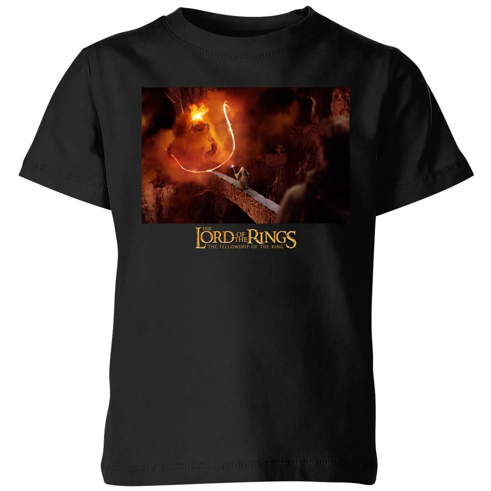 Lord Of The Rings You Shall Not Pass Kids' T-Shirt - Black - 98/104 (3-4 jaar) Afbeelding 1