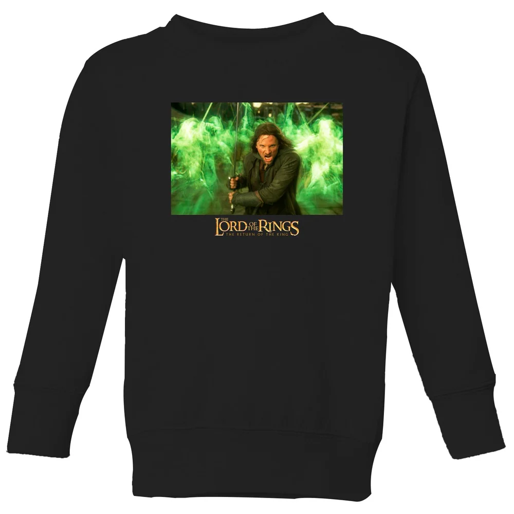 Lord Of The Rings Aragorn Kids' Sweatshirt - Black - 98/104 (3-4 jaar) Afbeelding 1