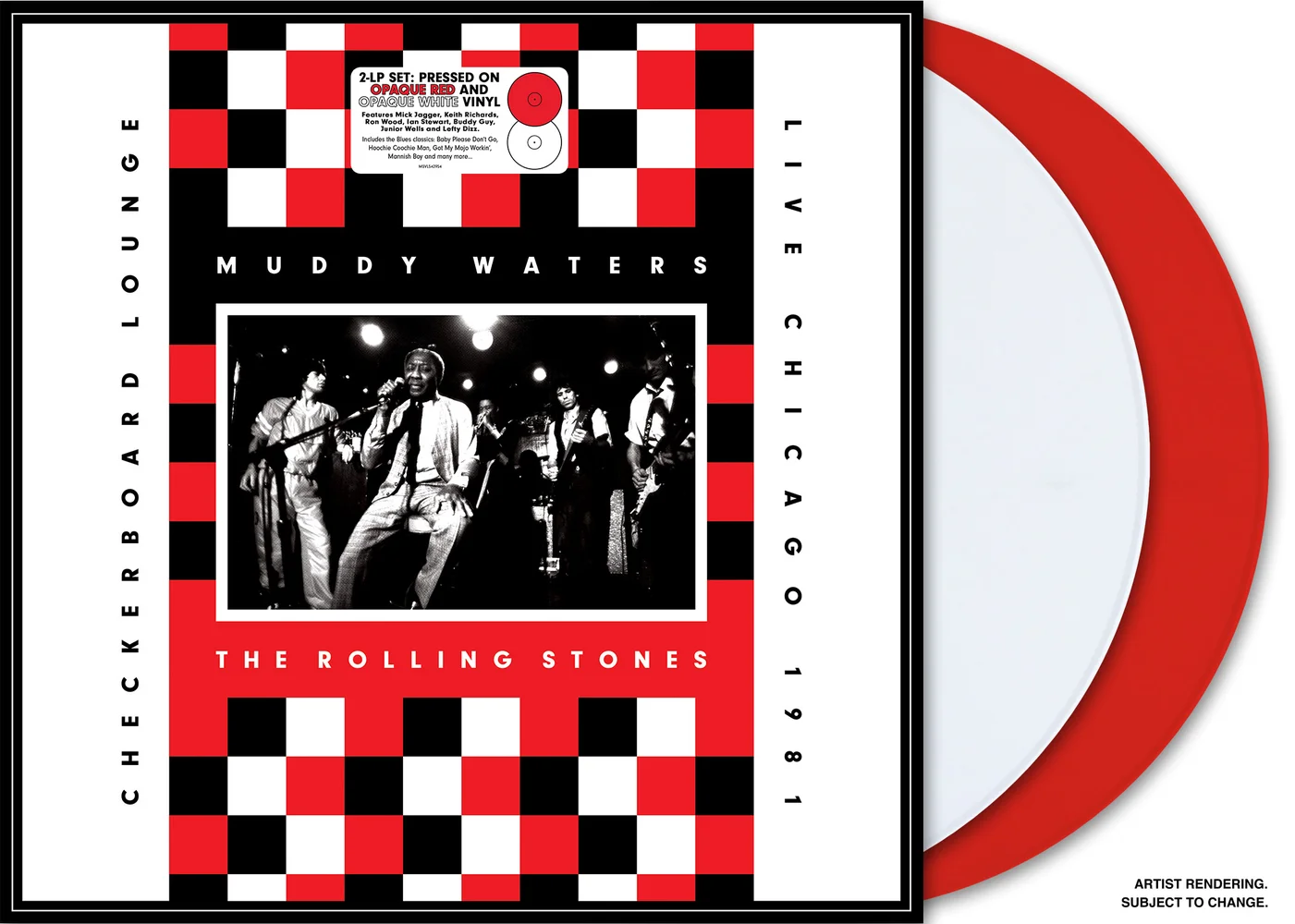 Muddy Waters & The Rolling Stones - Live at the Checkerboard Lounge Chicago 1981 Limited Edition Vinyl Afbeelding 1