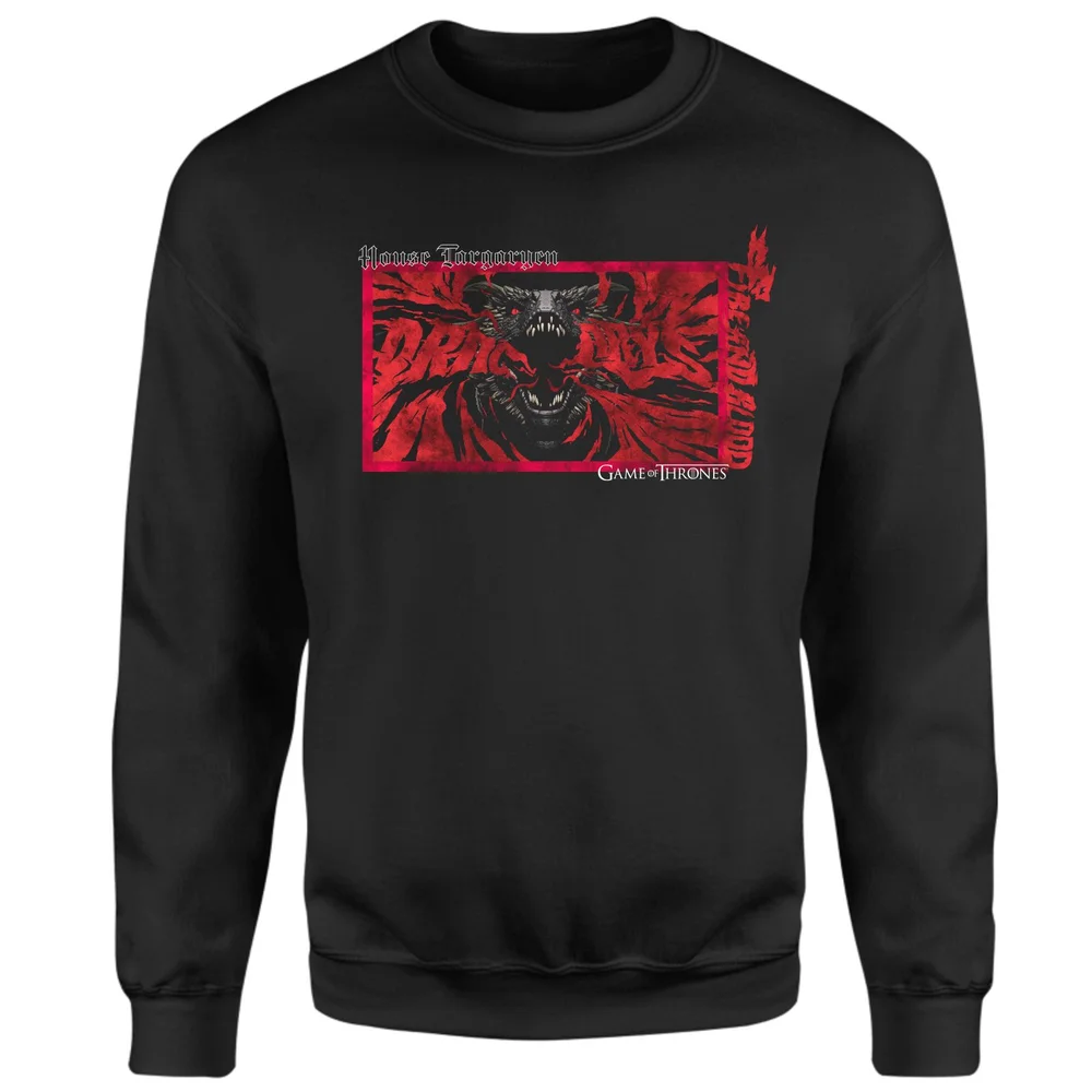 Game of Thrones Fire And Blood Sweatshirt - Black - XS Afbeelding 1