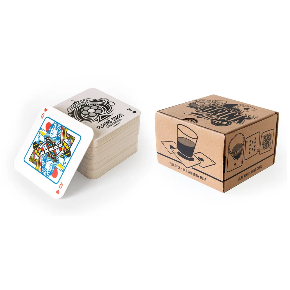 Playing Card Drink Mats Afbeelding 1