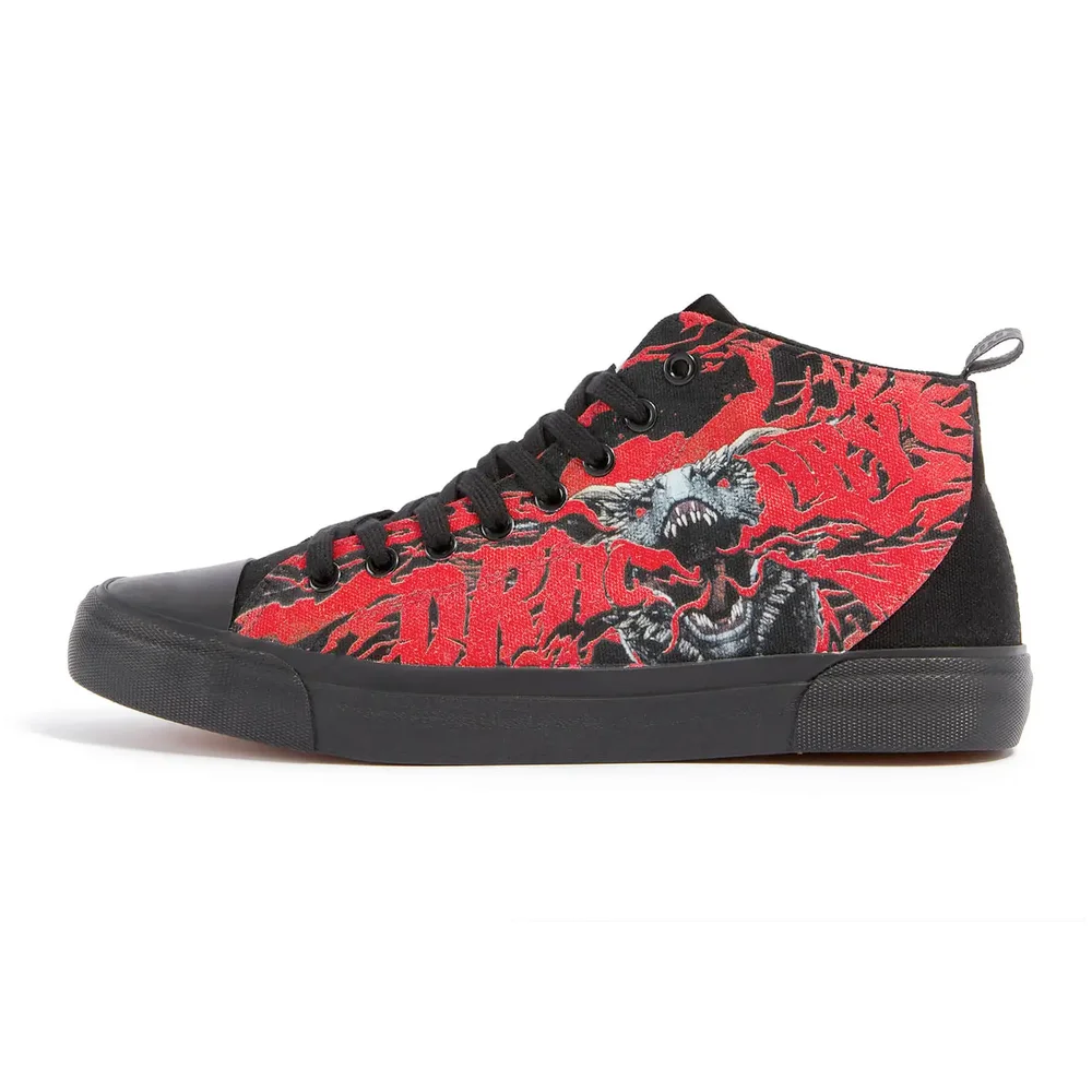 Akedo x Game Of Thrones Fire And Blood High Top - All Black - UK 3 / EU 35.5 / US Men's 3.5 / Women's 5 Afbeelding 1