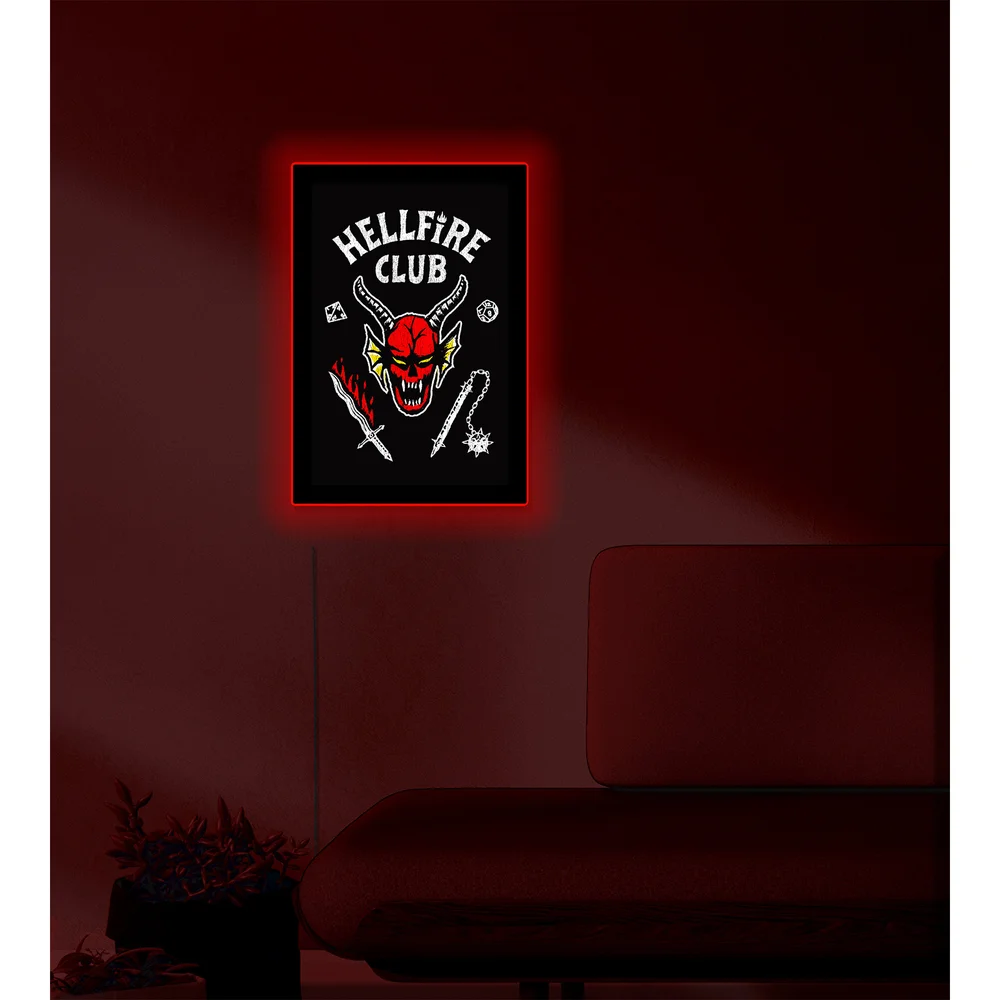 DUST! Stranger Things Season 4 - Hellfire Club Backlit Poster - Zavvi Exclusive Afbeelding 1