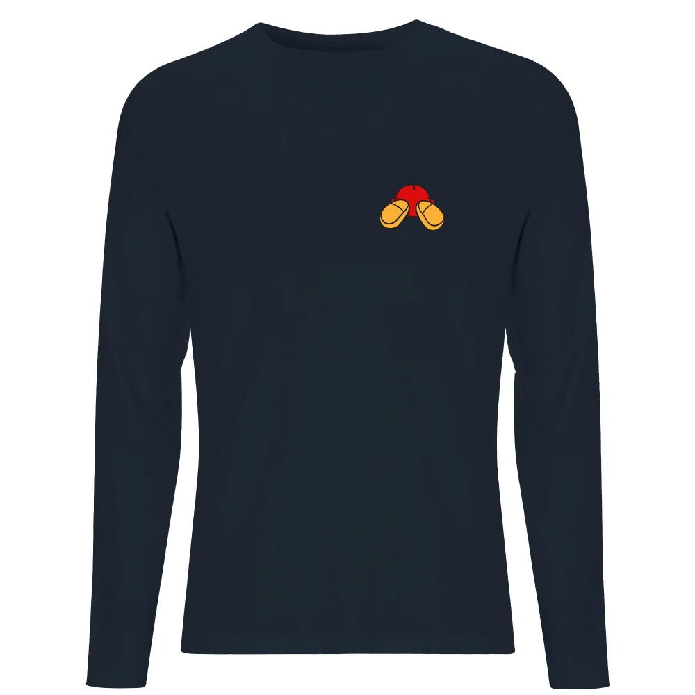 Disney Mickey Mouse Backside Men's Long Sleeve T-Shirt - Navy - S Afbeelding 1